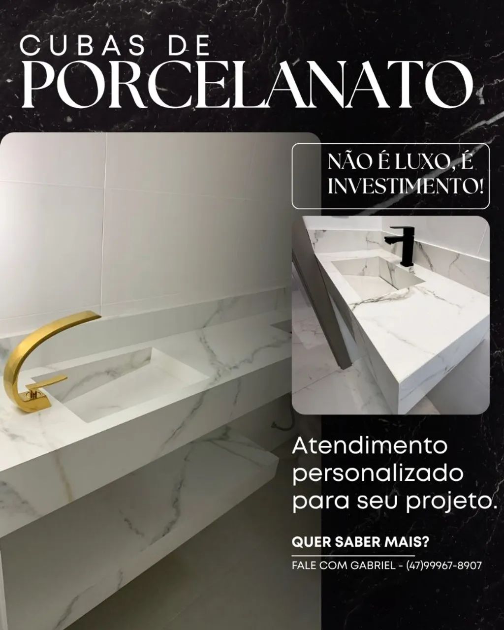 Cubas de Porcelanato/Mármore  - Foto 5