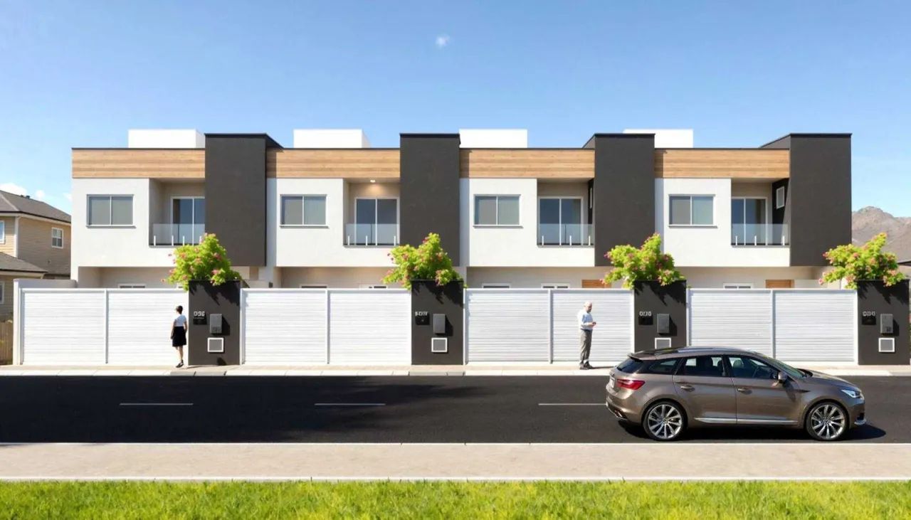 CASA DUPLEX EM RUA PÚBLICA NA ARUANA - EM CONSTRUÇÃO [3076]