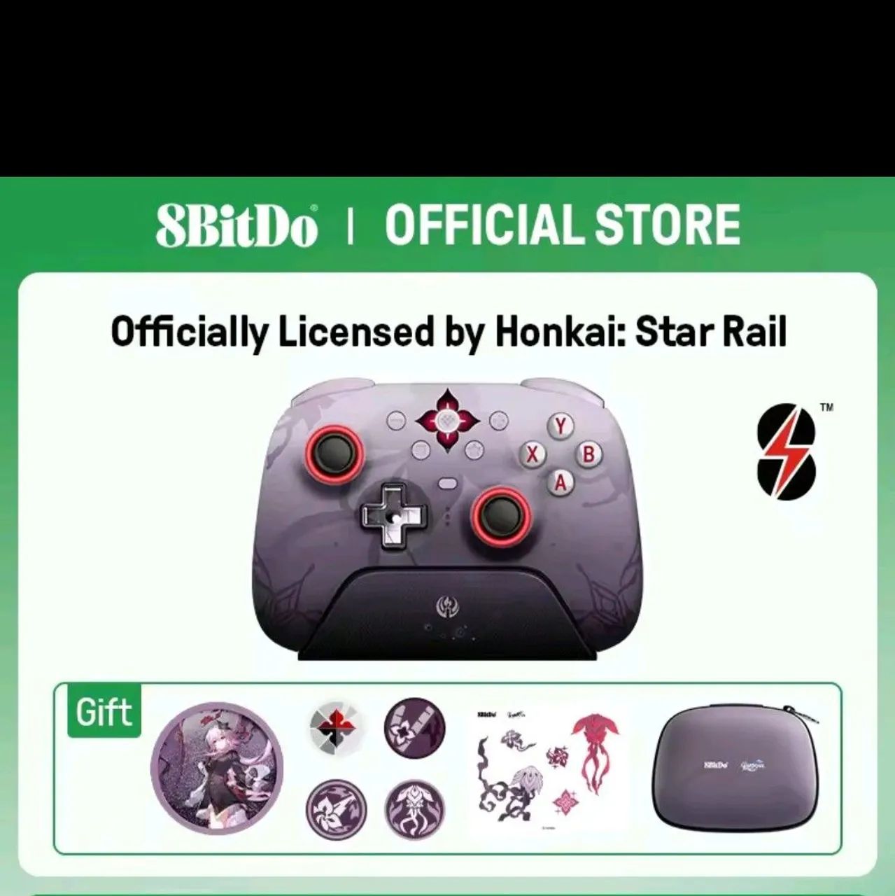 Controle 8BitDo Ultinate 2 Wireless Edição Limitada Honkai: Star Rail - Evernight - Foto 4