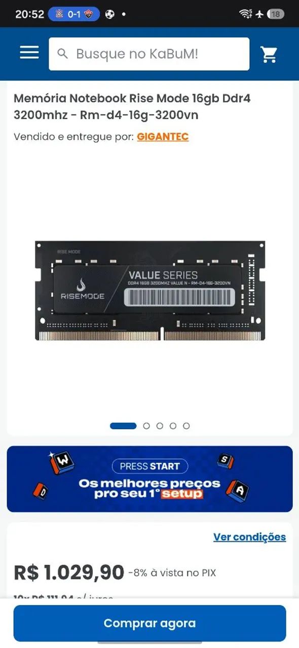 Memória RAM notebook 16gb ddr4 - Foto 3