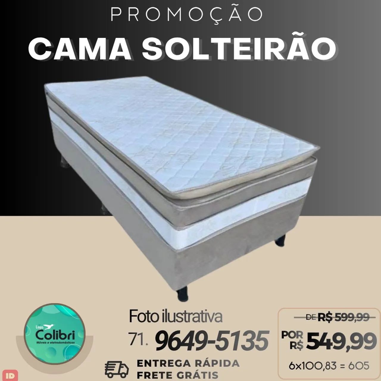 Cama Box Solteiro  - Foto 5