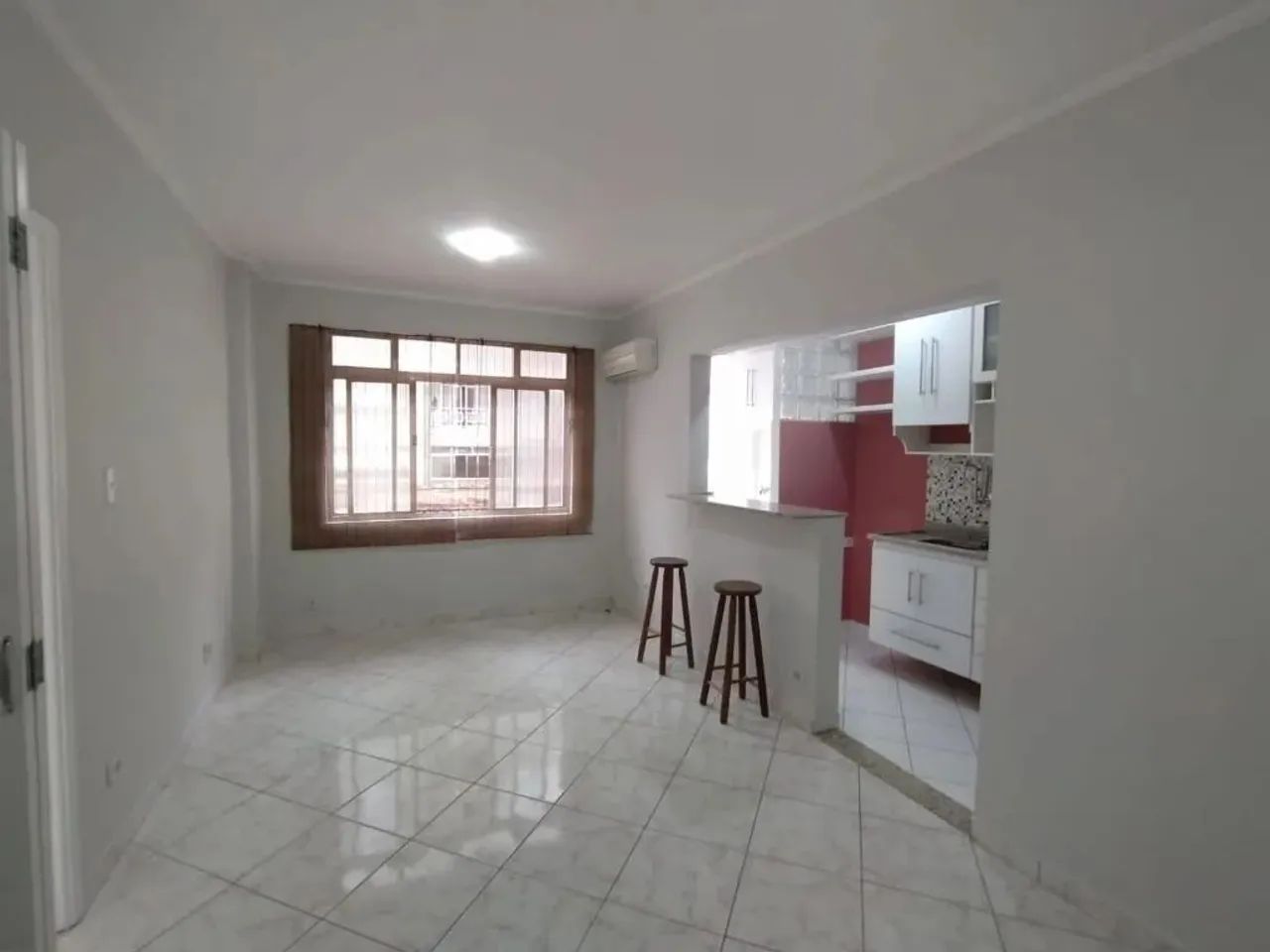Apartamento com 1 dormitório para alugar, 45 m² - Embaré - Santos/SP