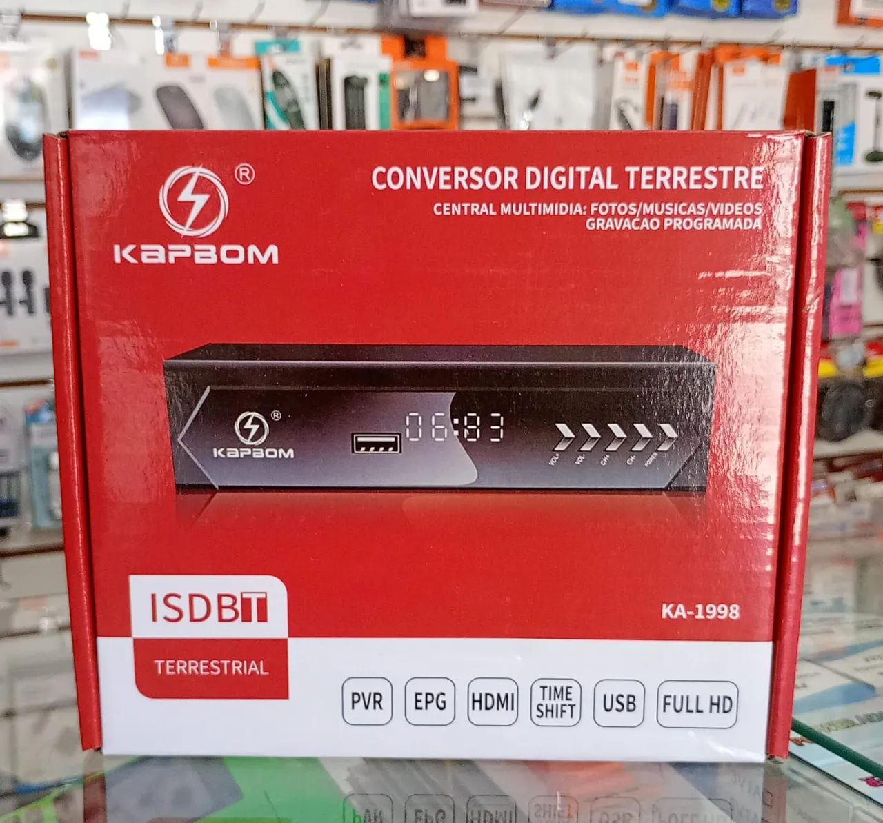 Conversor Digital Full Hd Para Tv - Novo