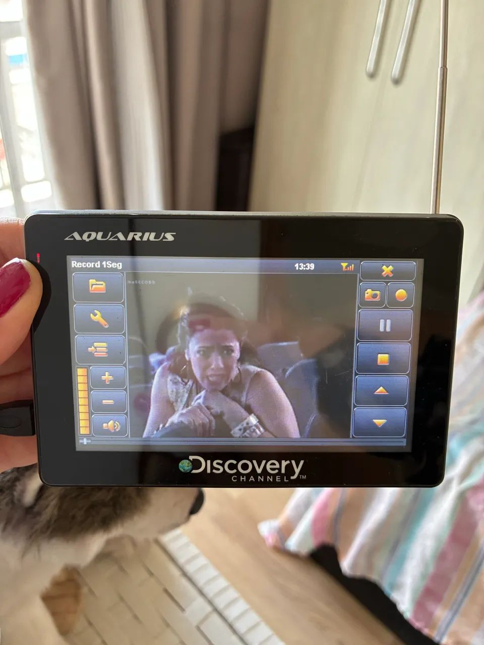 GPS Aquarius Discovery Channel 3D Maps e TV Digital + Cabos Usb e veicular, suporte e capa - Foto 2