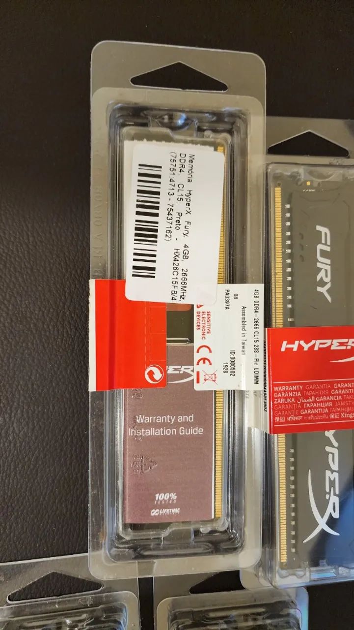 Memória RAM HYPERX FURY 16Gb (4x4) - Foto 2