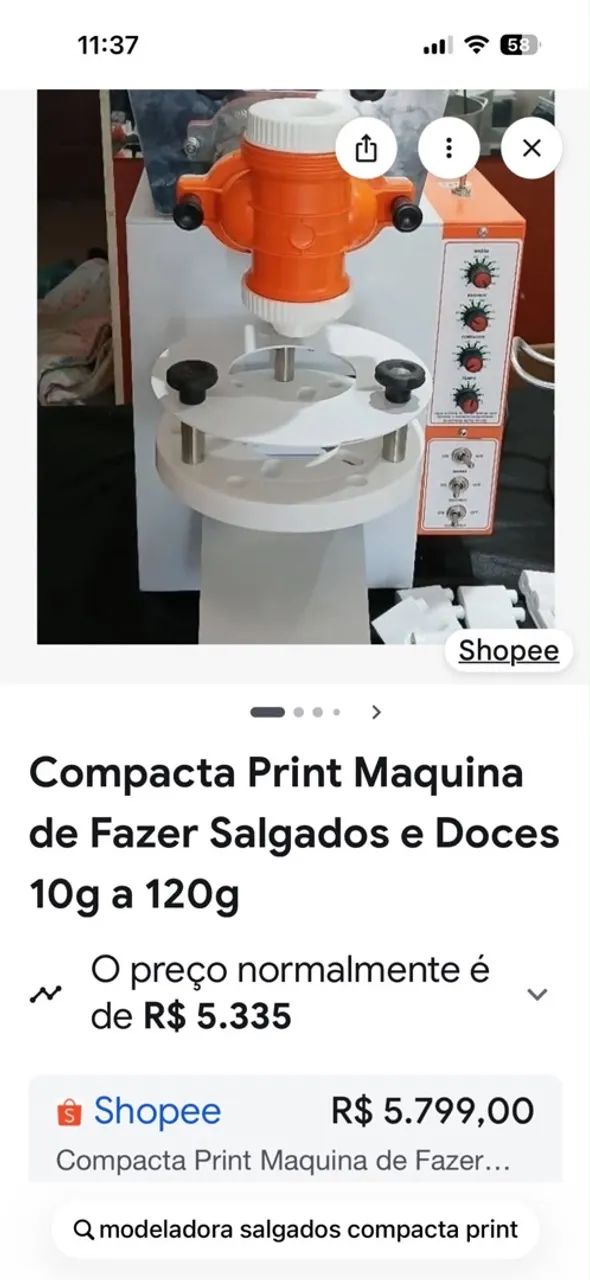Máquina de salgados  - Foto 4