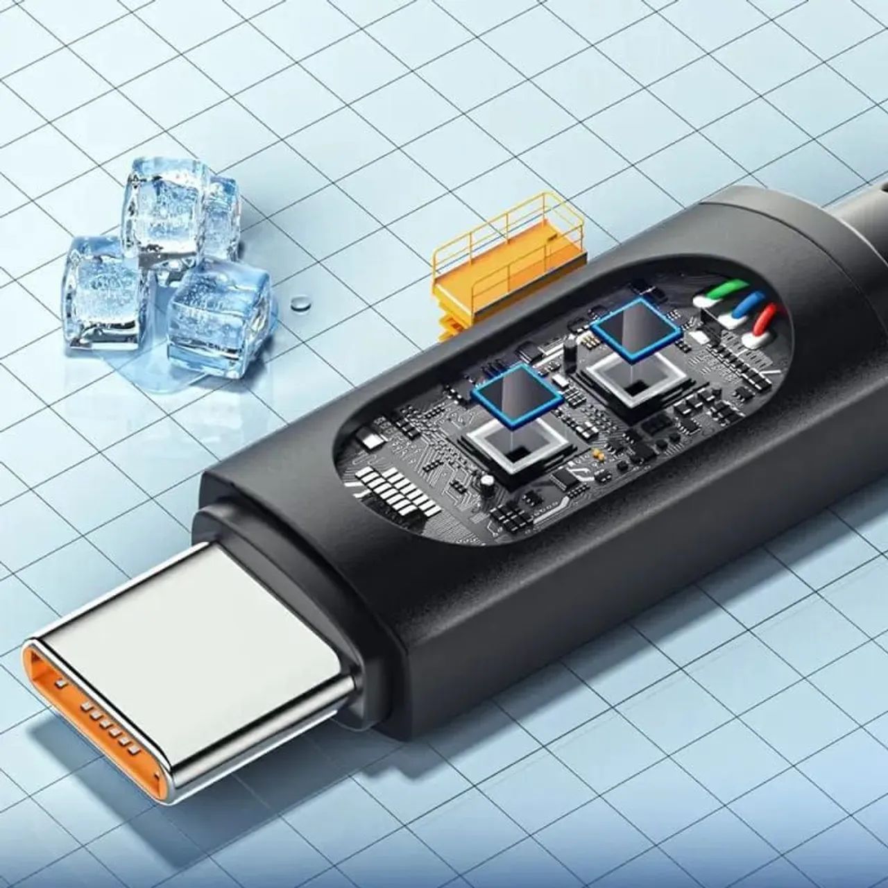Cabo Turbo 100W Usb Essager Com Display (Original e Lacrado) - Foto 5