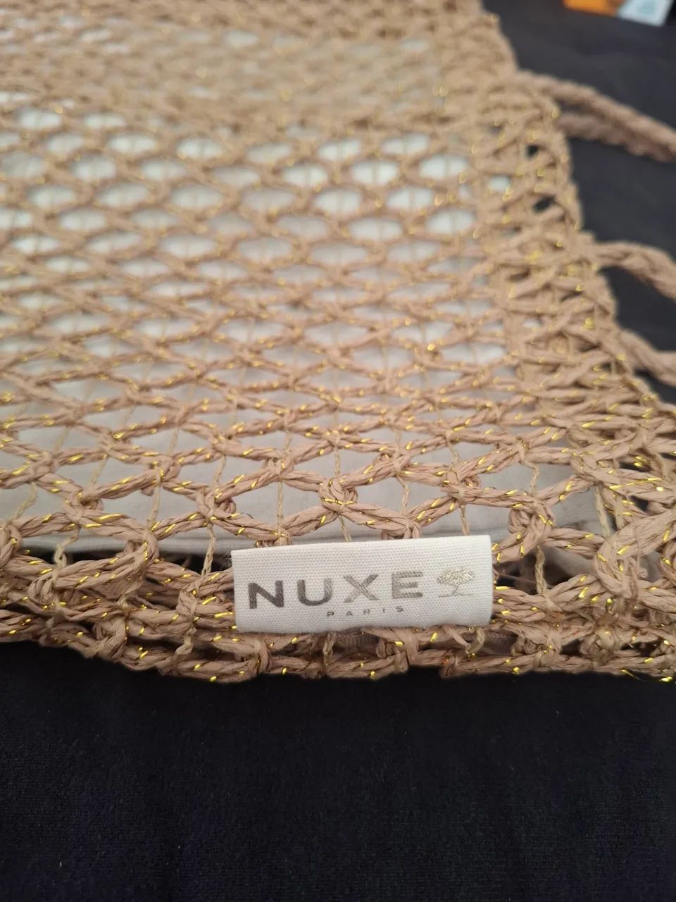 Bolsa Nuxe Paris Original - Nova, Nunca Usada | Estilo Praia e Verão - Foto 5