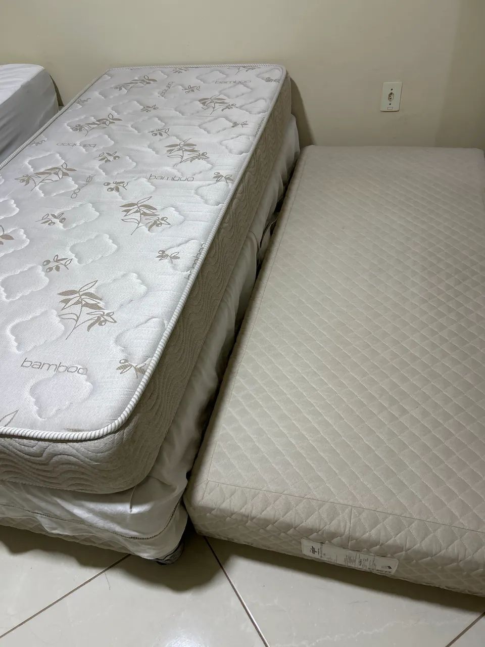 Cama box de solteiro + colchão  - Foto 5