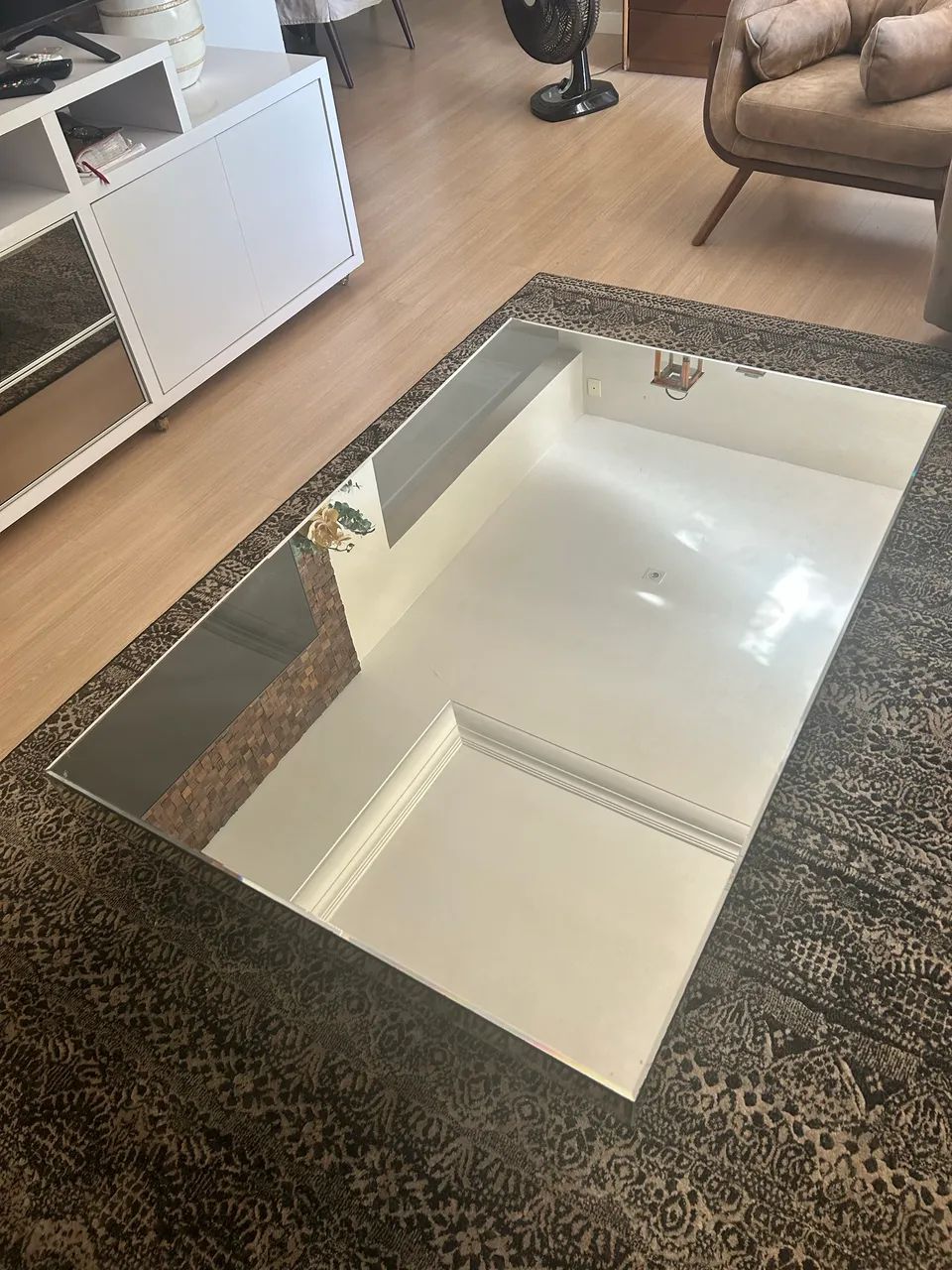 mesa de centro de espelho - Foto 2