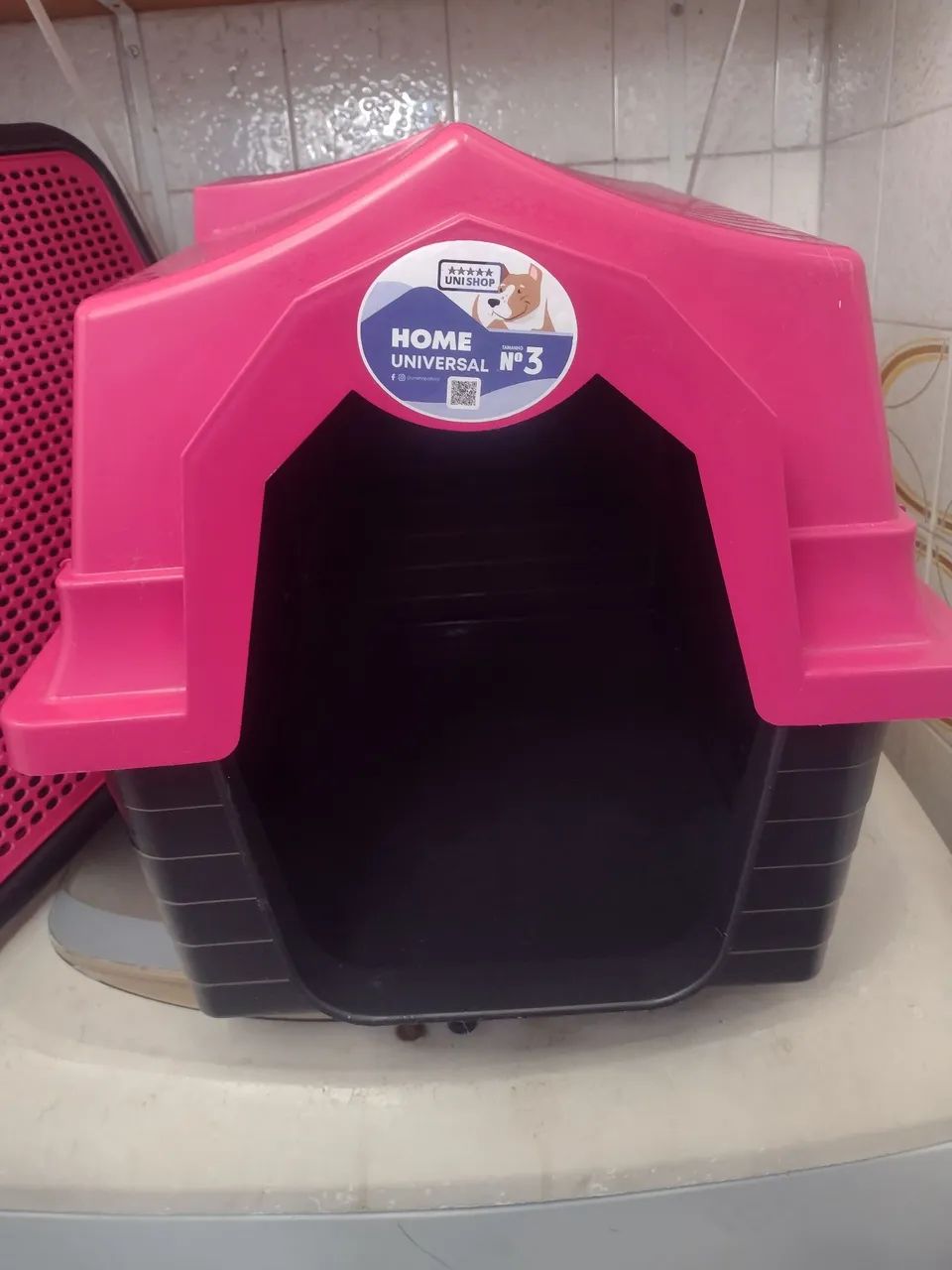Casinha pra cachorro e sanitário 