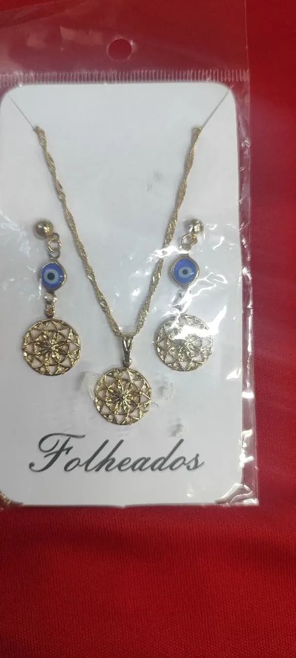 Conjunto Folheado 