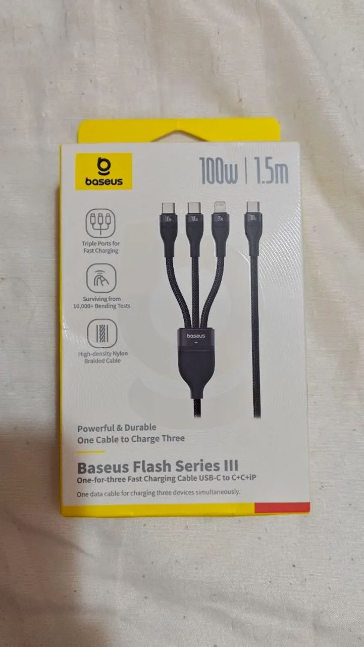 Cabo Baseus Flash Séries III