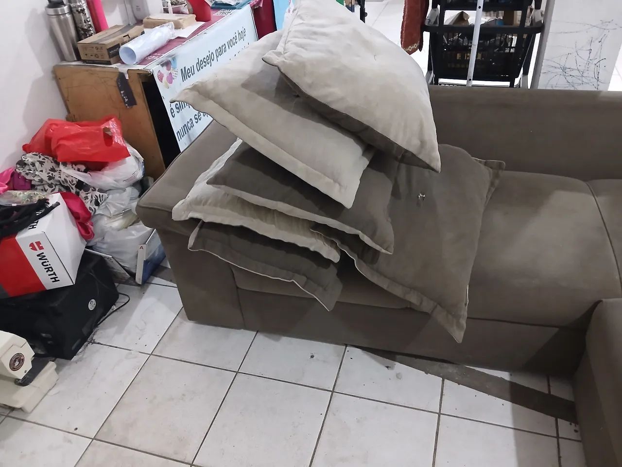Vendo um sofa de canto usado  - Foto 2