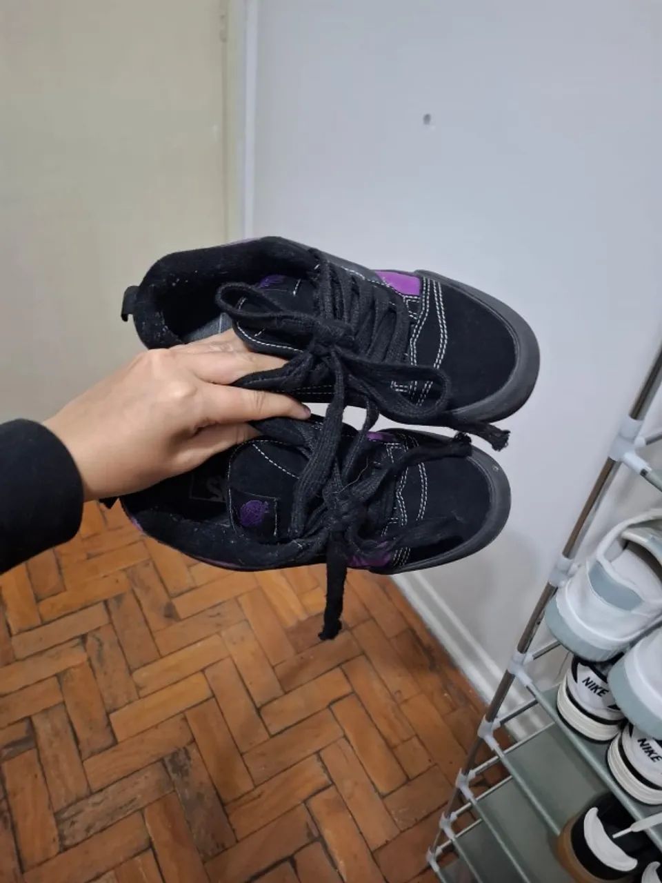 Vans Knu Roxo e Preto (35) - Foto 4