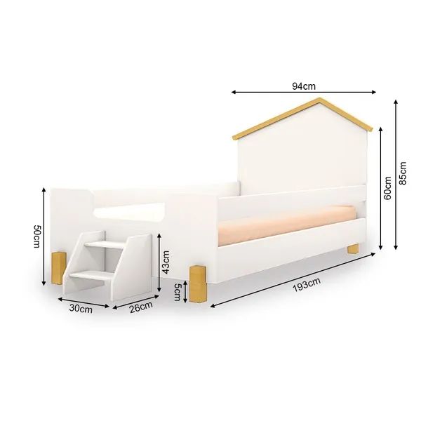 Cama Infantil, cama solteiro - Foto 3