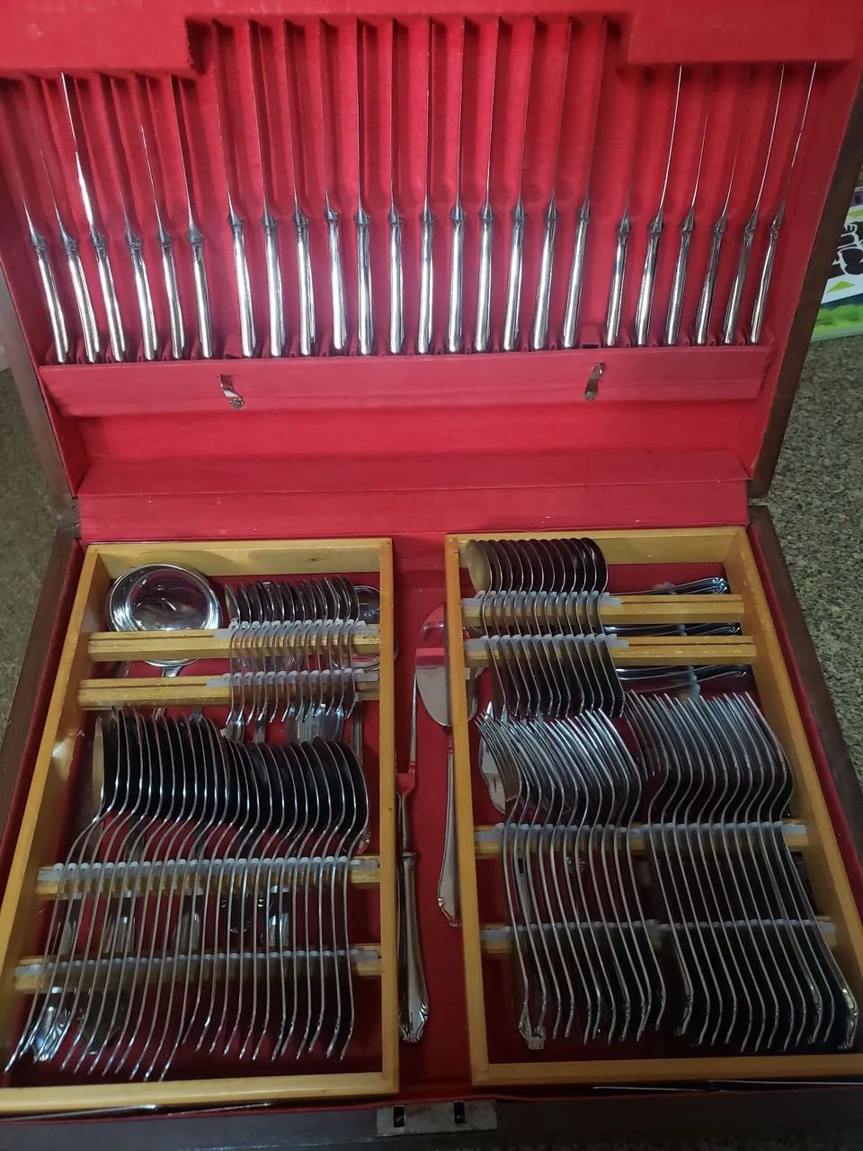 Antigo faqueiro inox Wolff