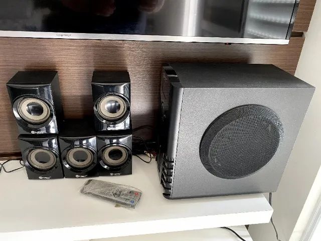 Home Theater 5.1 Completo com DVD Player - Foto 2