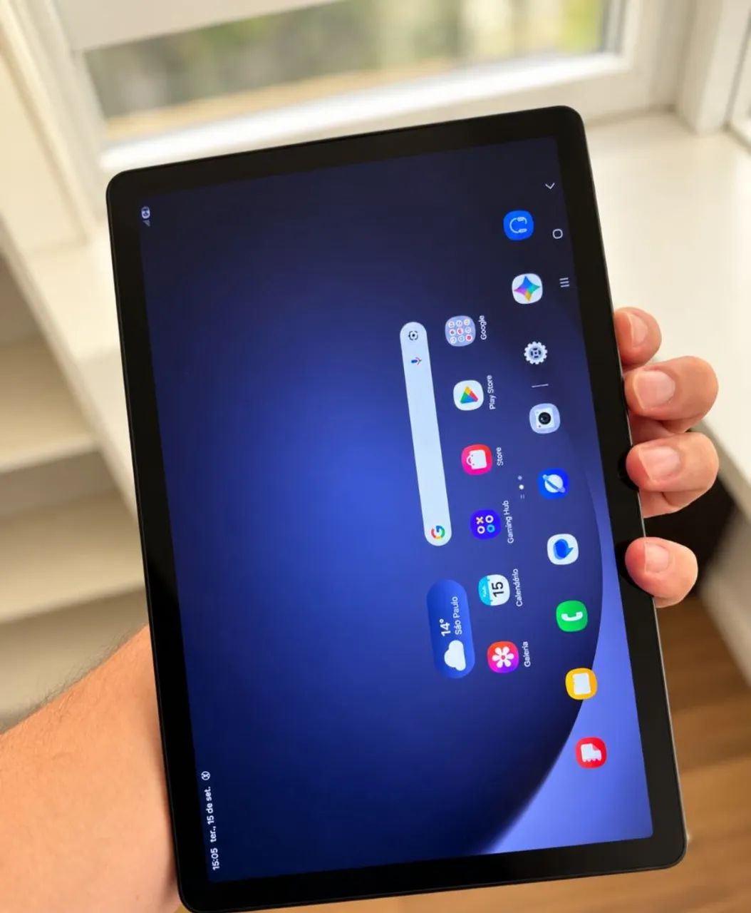 SAMSUNG GALAXY TAB A9+ 5G com capa, mouse e teclado<br><br>