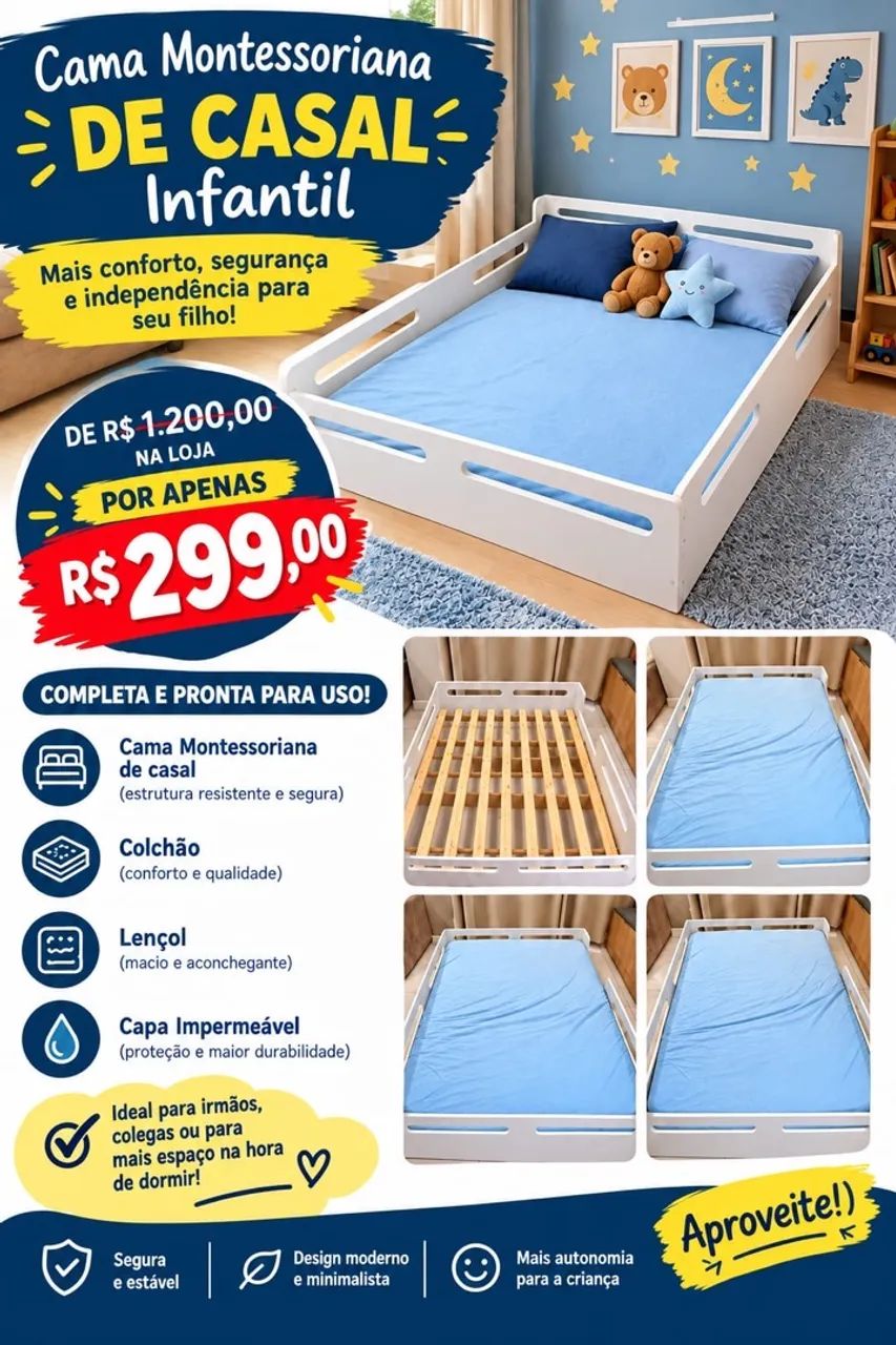 Cama montessoriana