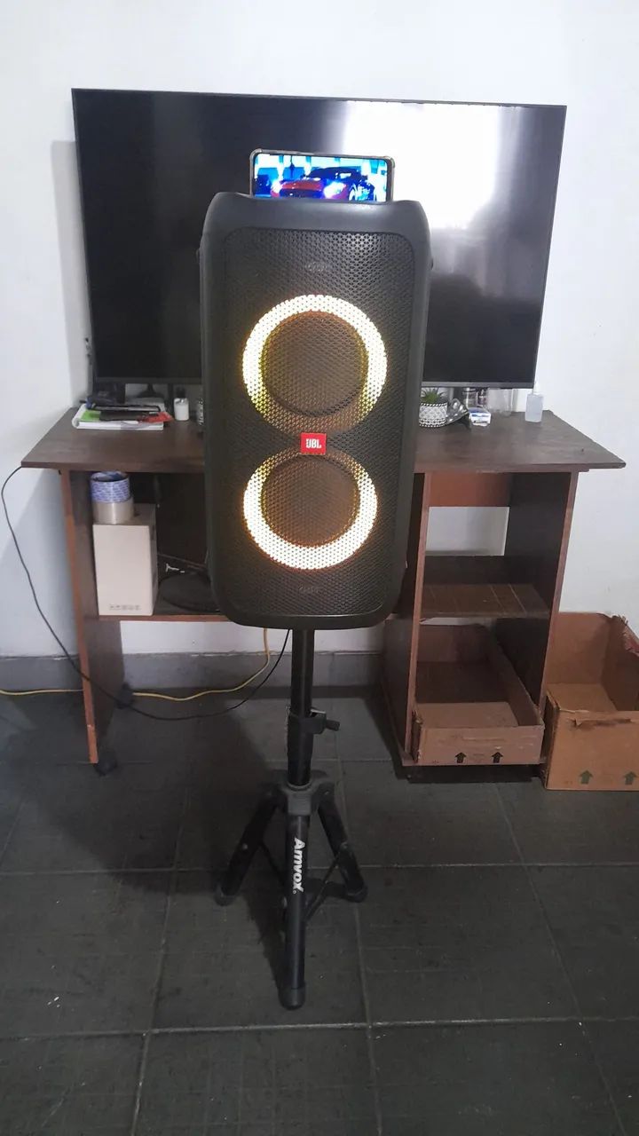 Caixa JBL Partybox 100 - Equipamentos e Acessórios de Som - Guamá