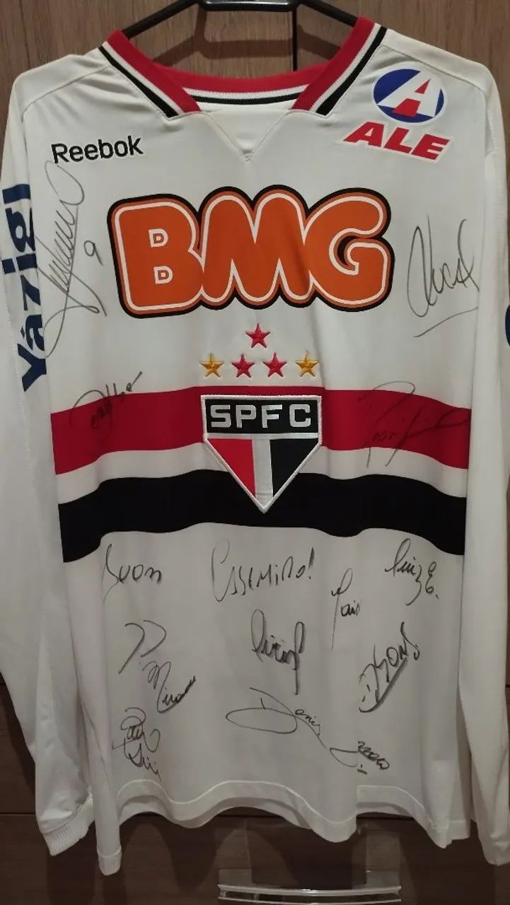 Camisa autografada do São Paulo. - Foto 3