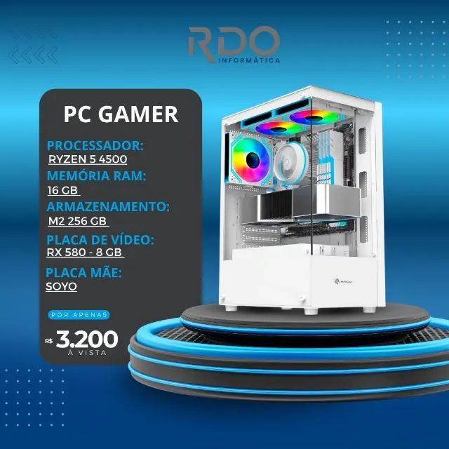 Computador Gamer M2 256GB 