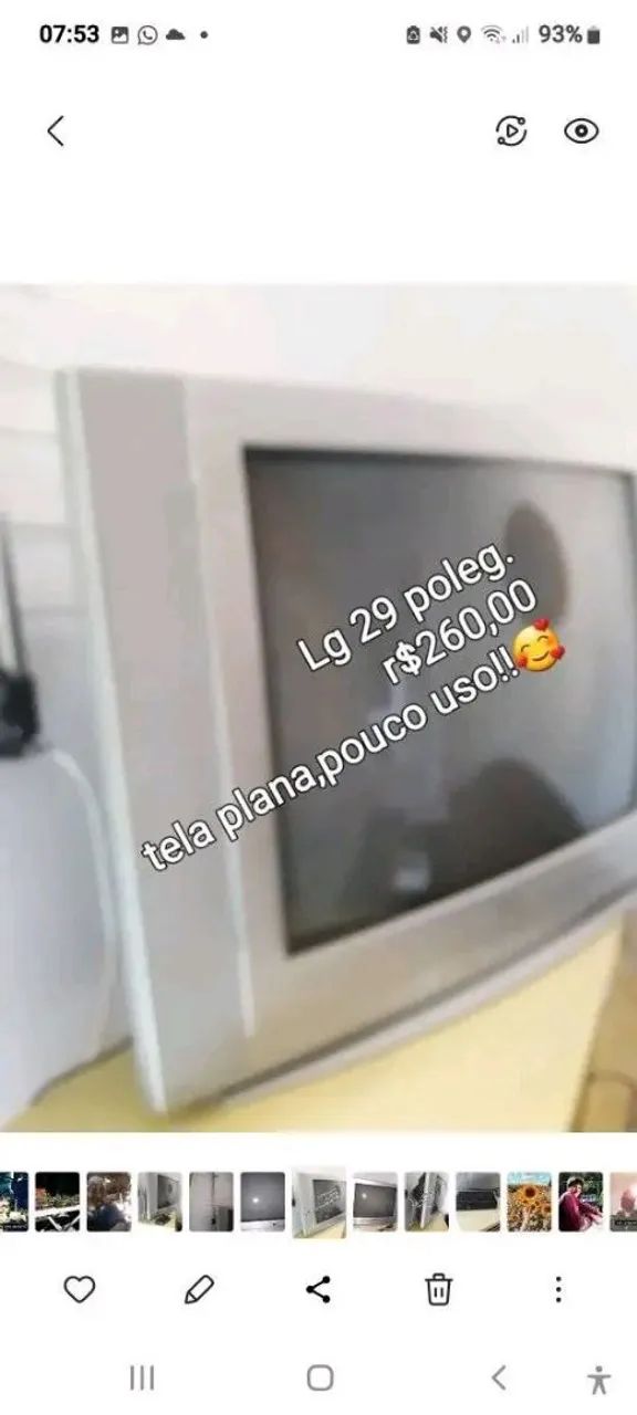 Tv 29 polegadas,tela plana e linha cinza moderna,marca CCE!! - Foto 4