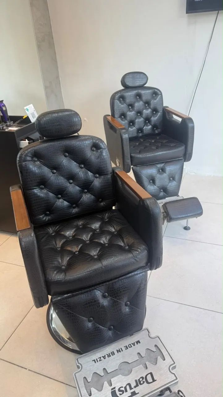 Cadeira de barbeiro - Foto 2