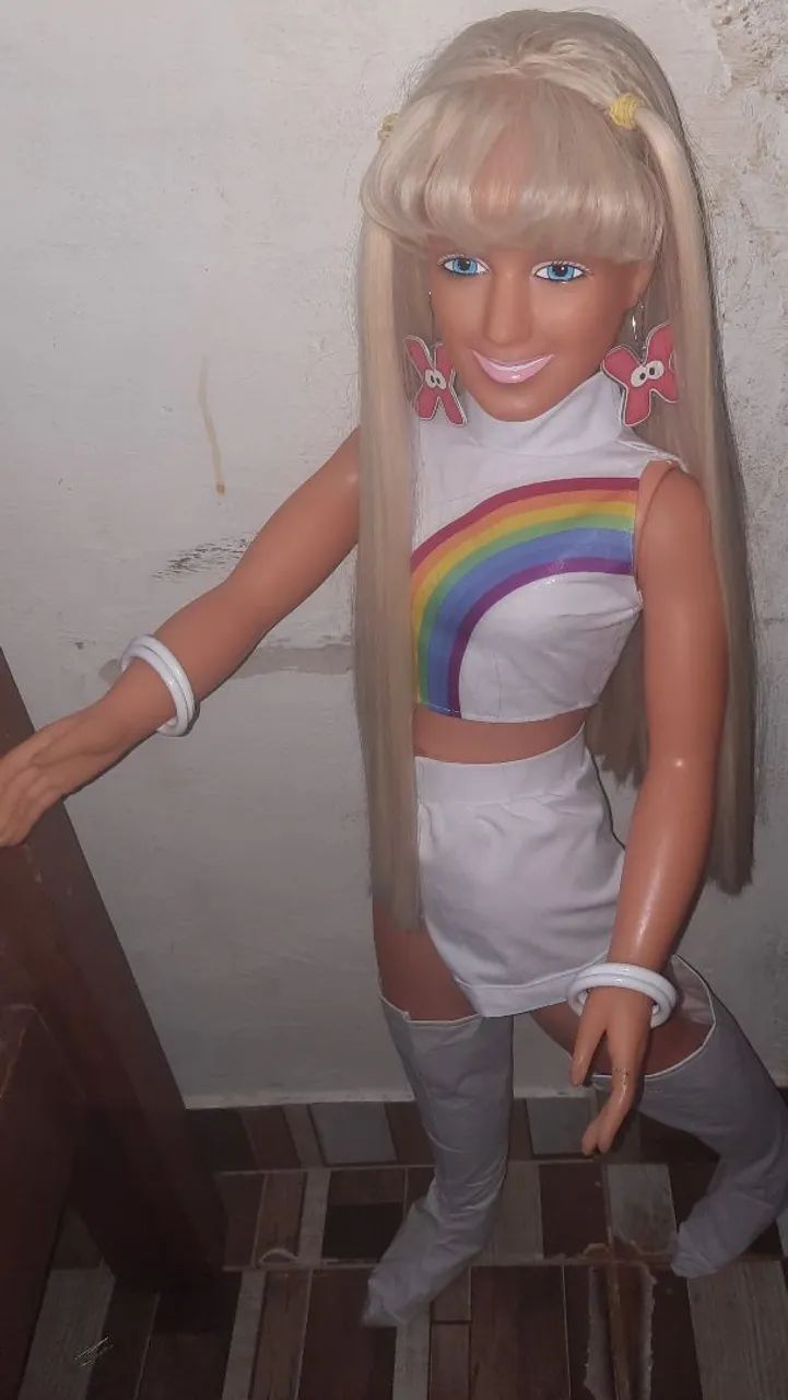 XUXA CUSTUMIZADA  ARCO IRIS  - Foto 5