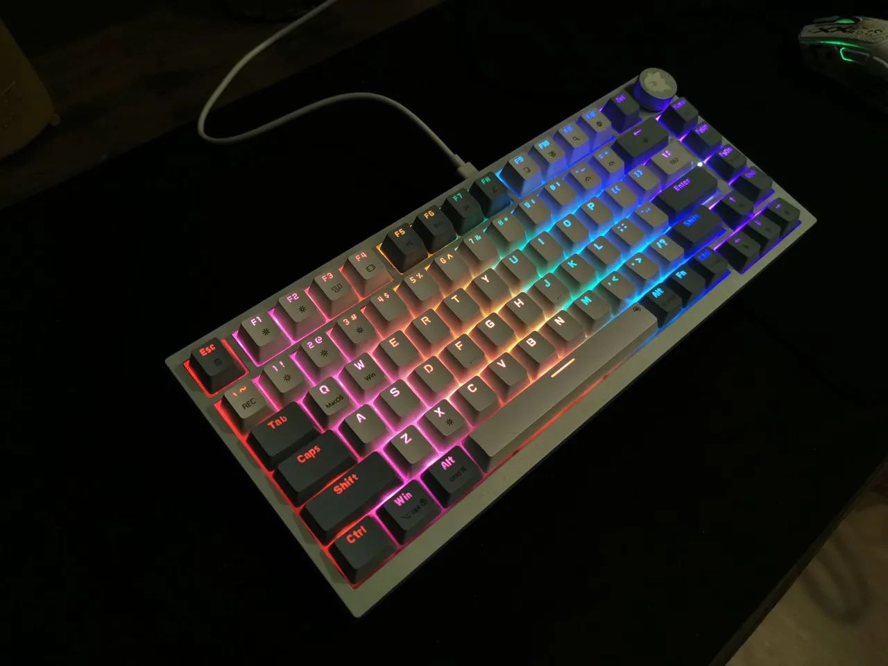 Teclado mecânico macbook osx macmini