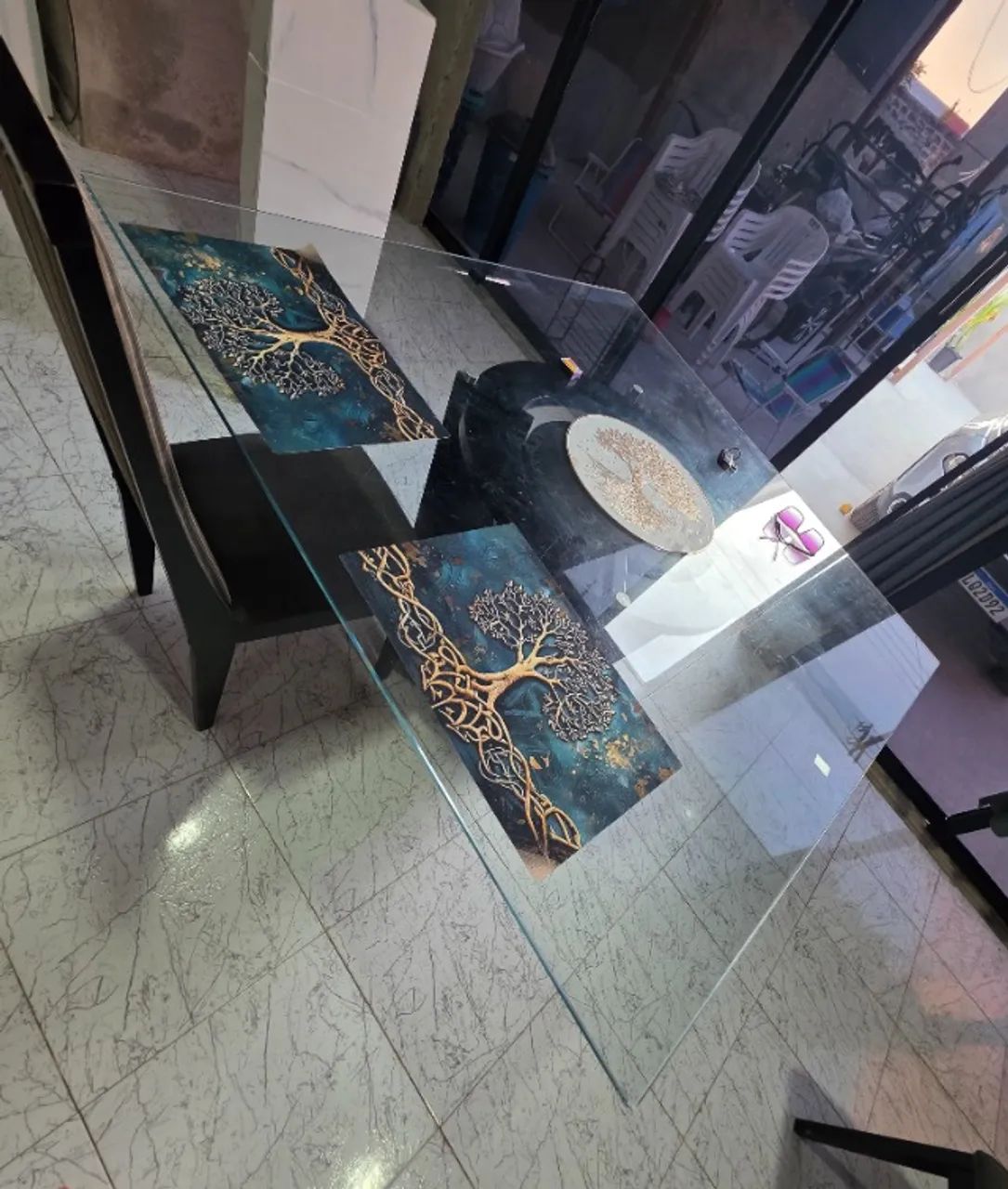Mesa de jantar quadrada, somente mesa - Foto 3