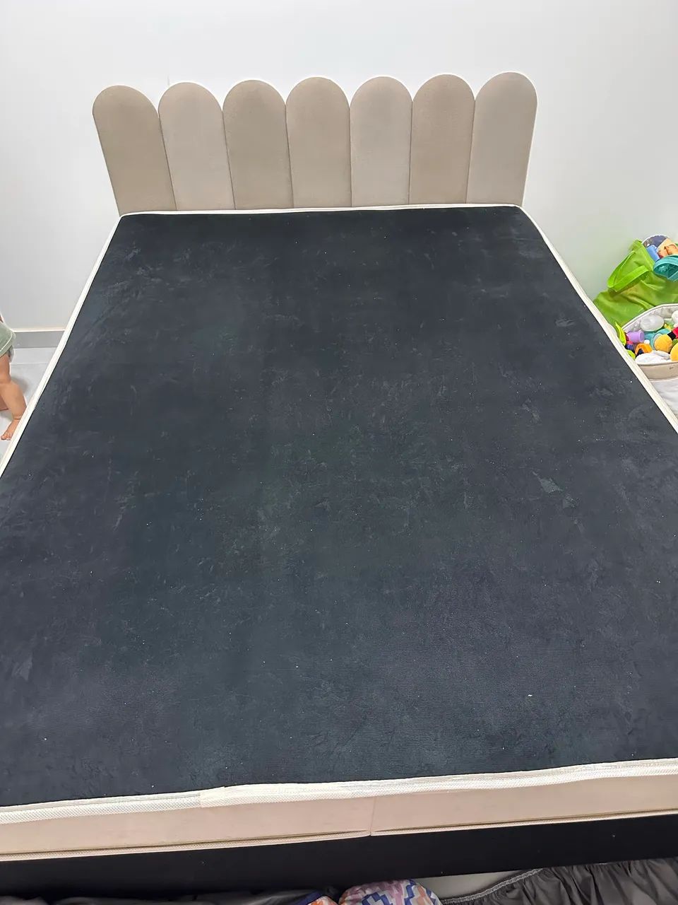 Vendo cama box de casal ortopédica. - Foto 2