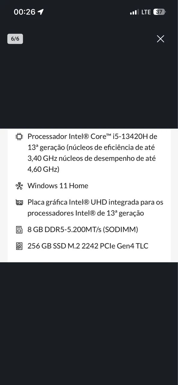 Notebook lenovo Slim 3  - Foto 4