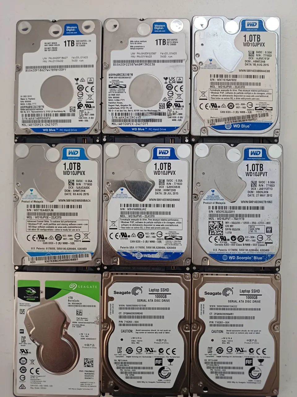 9 hds 1tb notebook 2.5 - Foto 4