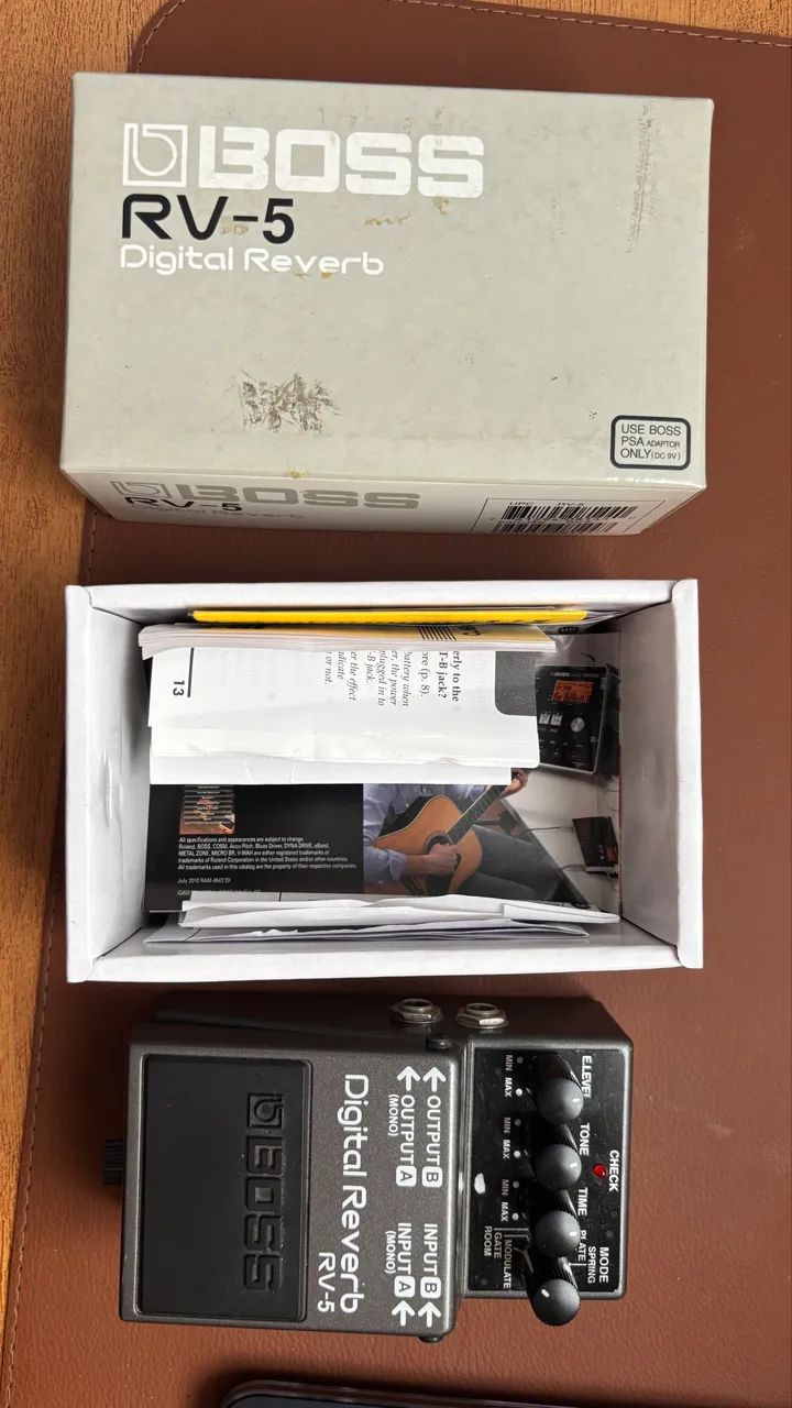 BOSS RV-5 Digital Reverb - Muito Conservado - Instrumentos