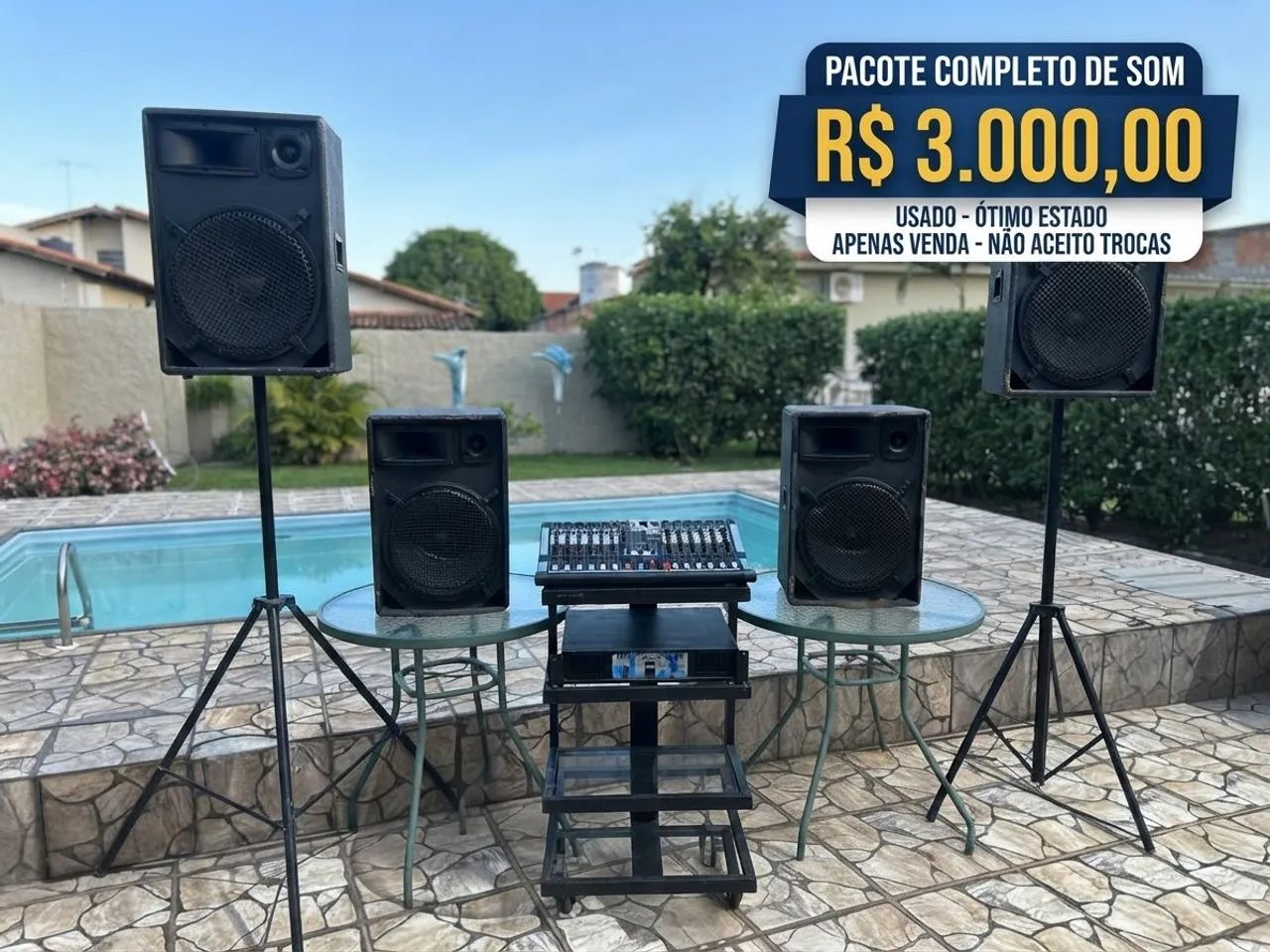 Vendo som profissional para eventos 