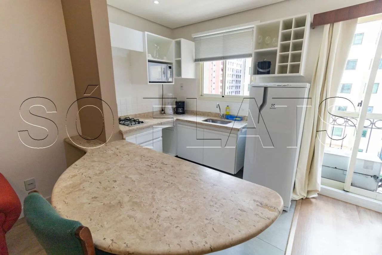 Flat para locação com 1 dormitório e próximo da Av. das Nações Unidas. - Foto 4