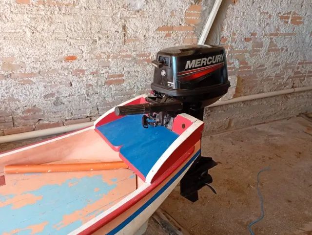 Canoa com Motor de Popa 9,9hp - Foto 3