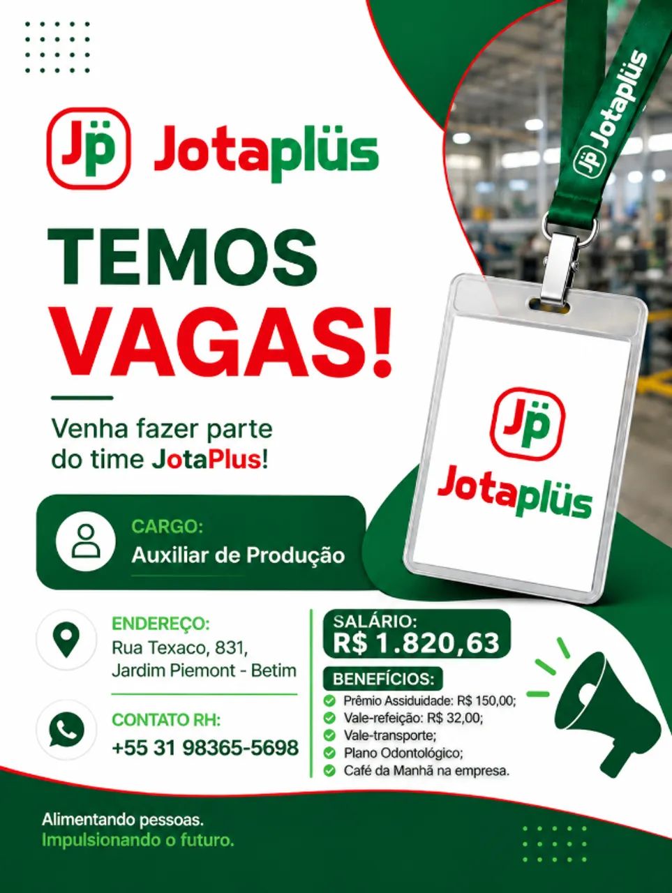 AUXILIAR DE PRODUÇÃO