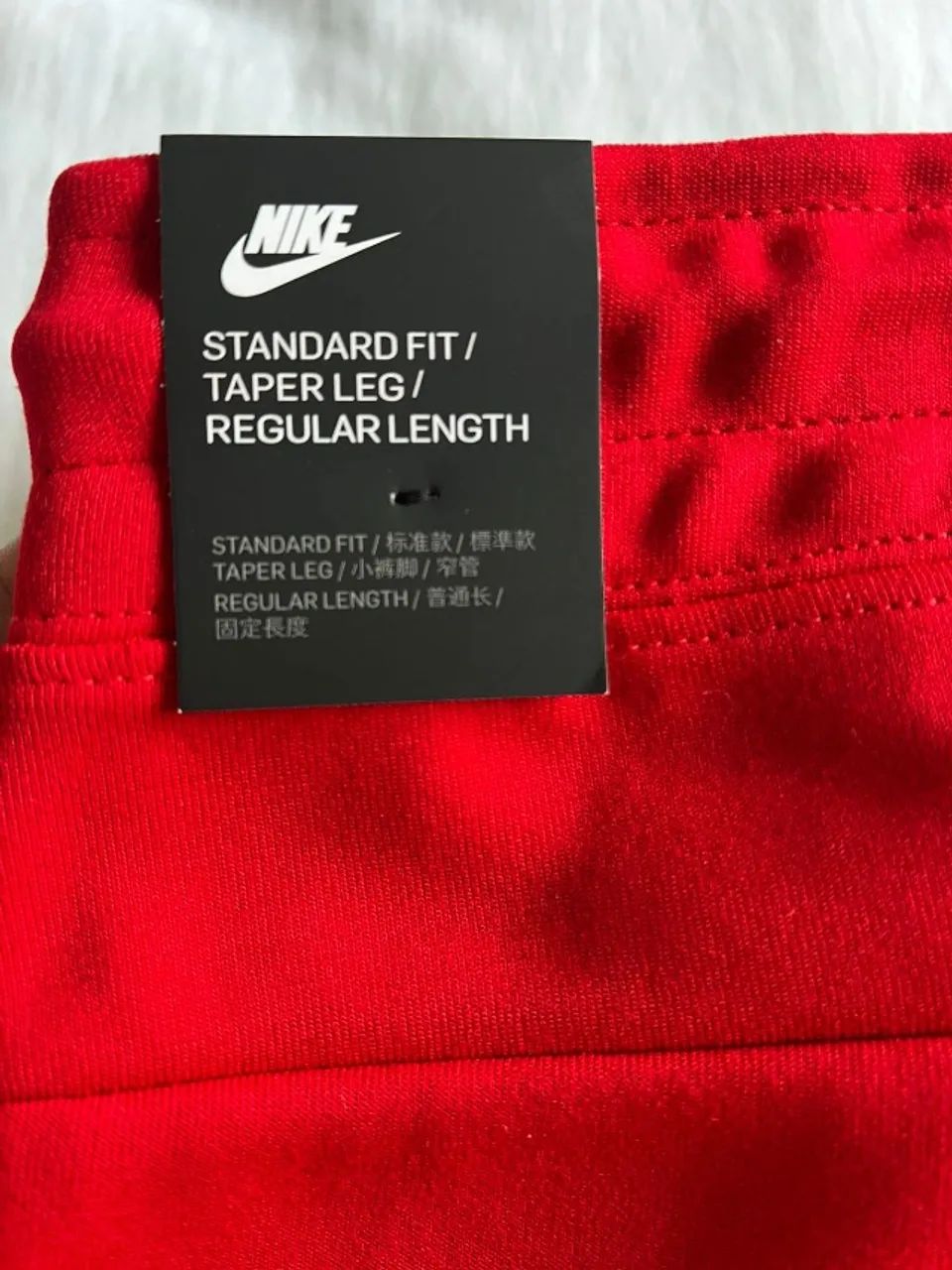 Calça Nike Tech Fleece Vermelha (nova) - Foto 5