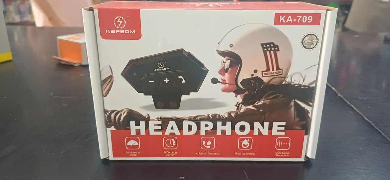 Fone de ouvido para uso em Motocicletas