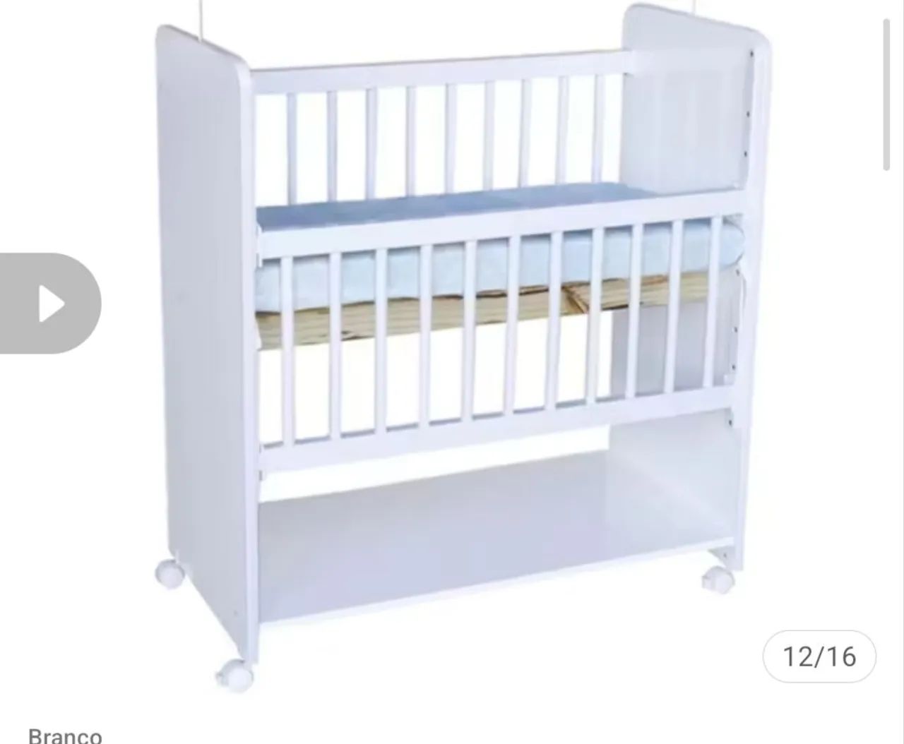 Mini berço nunca usado, tá 300 no site