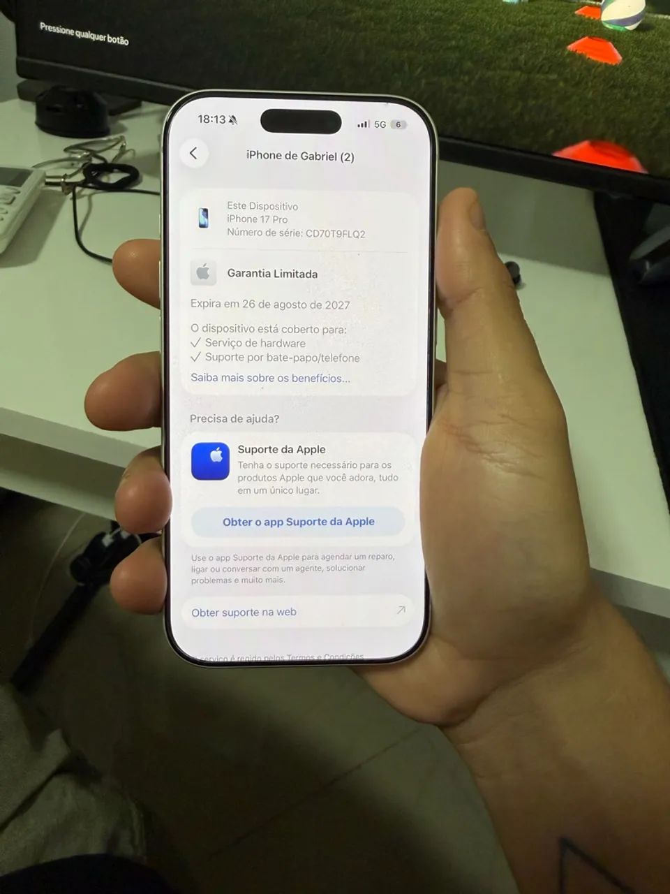 iPhone 17 pro 256gb 2 meses de uso! - Foto 4