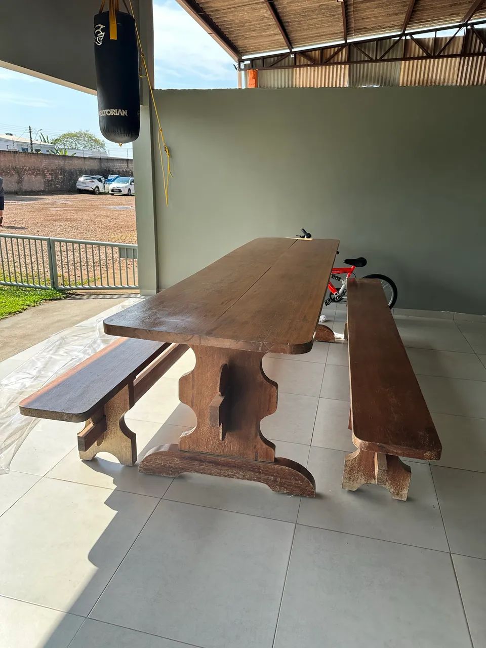 MESA DE MADEIRA 3 metros  - Foto 2