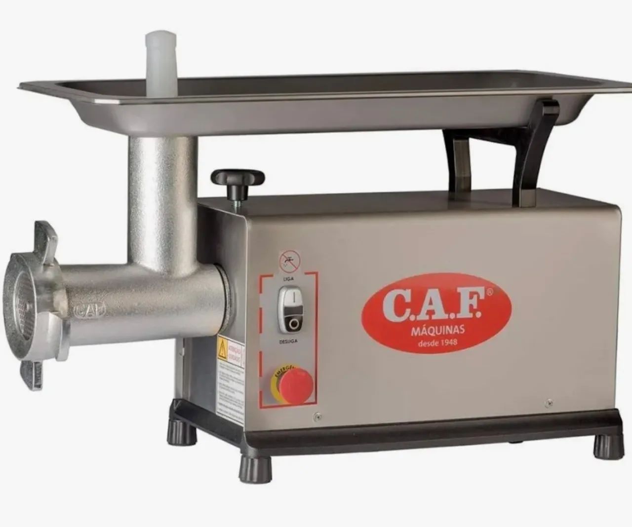 Nessa inox profissional é moedor de carne