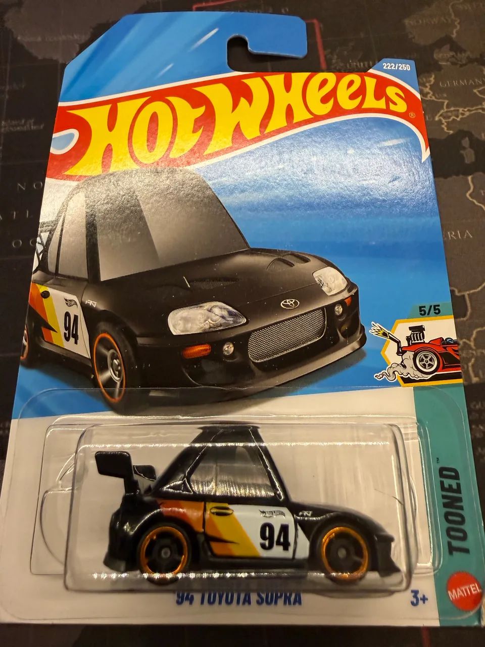 Hotwheels 94 Toyota Supra Tooned