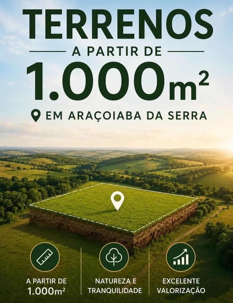 Terrenos 1 mil metros entrada + parcelas sem consulta CPF - Foto 2