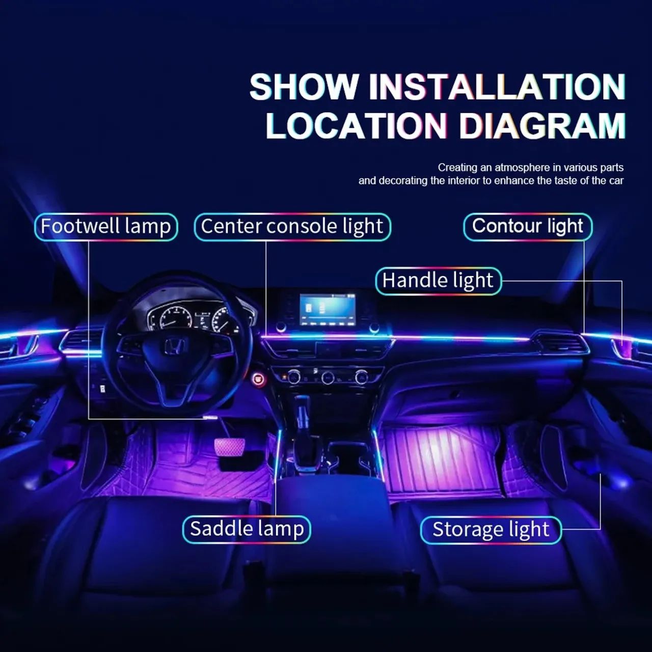 Kit Luzes Internas - RGB - Foto 5
