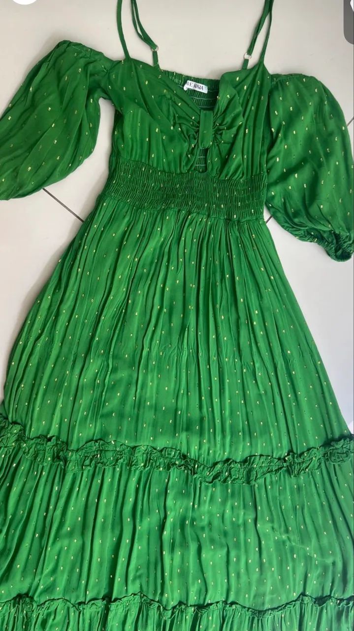 Vestido longo verde averara  - Foto 5